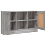 Sonoma gray plywood sideboard 120x30.5x70 cm by vidaXL, Sideboards - Ref: Foro24-815625, Price: 88,81 €, Discount: %