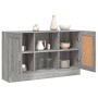 Sonoma gray plywood sideboard 120x30.5x70 cm by vidaXL, Sideboards - Ref: Foro24-815625, Price: 88,81 €, Discount: %