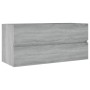 Mueble de lavabo madera de ingeniería gris Sonoma 100x38,5x45cm de vidaXL, Muebles de baño - Ref: Foro24-815658, Precio: 70,1...