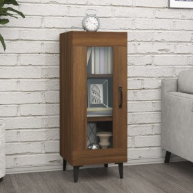 Brown oak plywood sideboard 34.5x34x90 cm by vidaXL, Sideboards - Ref: Foro24-817431, Price: 56,99 €, Discount: %