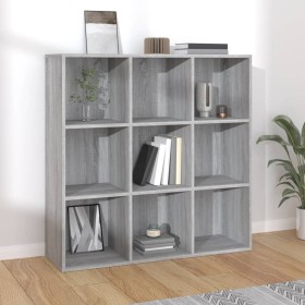 Estantería gris Sonoma 98x29x97,5 cm de vidaXL, Librerías y estanterías - Ref: Foro24-815451, Precio: 78,07 €, Descuento: %