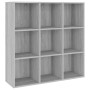 Regal in Sonoma-Grau, 98 x 29 x 97,5 cm von vidaXL, Bücherregale und Regale - Ref: Foro24-815451, Preis: 78,07 €, Rabatt: %