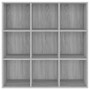 Regal in Sonoma-Grau, 98 x 29 x 97,5 cm von vidaXL, Bücherregale und Regale - Ref: Foro24-815451, Preis: 78,07 €, Rabatt: %