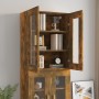 Smoked oak wall hanging cabinet 69.5x34x90 cm by vidaXL, Sideboards - Ref: Foro24-817387, Price: 80,50 €, Discount: %