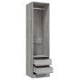 Sonoma gray plywood cabinet with drawers 50x50x200 cm by vidaXL, Wardrobes - Ref: Foro24-815349, Price: 129,86 €, Discount: %