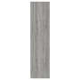 Armario con cajones contrachapado sonoma gris 50x50x200 cm de vidaXL, Armarios roperos - Ref: Foro24-815349, Precio: 129,86 €...