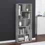 Sonoma-graues Sperrholzregal 67x24x161 cm von vidaXL, Bücherregale und Regale - Ref: Foro24-815502, Preis: 78,92 €, Rabatt: %