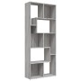 Sonoma-graues Sperrholzregal 67x24x161 cm von vidaXL, Bücherregale und Regale - Ref: Foro24-815502, Preis: 78,92 €, Rabatt: %