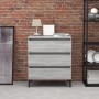 Sonoma gray plywood sideboard 60x35x69 cm by vidaXL, Sideboards - Ref: Foro24-815808, Price: 80,57 €, Discount: %