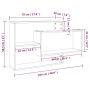 Estante de pared madera ingeniería gris Sonoma 104x20x58,5 cm de vidaXL, Estantes y estanterías - Ref: Foro24-815289, Precio:...