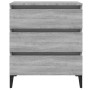 Sonoma gray plywood sideboard 60x35x69 cm by vidaXL, Sideboards - Ref: Foro24-815808, Price: 80,99 €, Discount: %