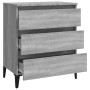 Aparador de madera contrachapada gris Sonoma 60x35x69 cm de vidaXL, Aparadores - Ref: Foro24-815808, Precio: 80,57 €, Descuen...