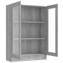 Vitrine aus grauem Sonoma-Sperrholz, 82,5 x 30,5 x 115 cm von vidaXL, Bücherregale und Regale - Ref: Foro24-815619, Preis: 91...