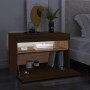 TV cabinet with LED lights smoked oak color 60x35x40 cm by vidaXL, TV Furniture - Ref: Foro24-815682, Price: 44,14 €, Discoun...