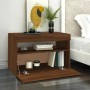 TV cabinet with LED lights smoked oak color 60x35x40 cm by vidaXL, TV Furniture - Ref: Foro24-815682, Price: 44,14 €, Discoun...