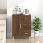 Oak brown plywood sideboard 69.5x34x90 cm by vidaXL, Sideboards - Ref: Foro24-817371, Price: 69,88 €, Discount: %