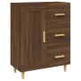 Oak brown plywood sideboard 69.5x34x90 cm by vidaXL, Sideboards - Ref: Foro24-817371, Price: 69,88 €, Discount: %