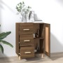 Oak brown plywood sideboard 69.5x34x90 cm by vidaXL, Sideboards - Ref: Foro24-817371, Price: 69,88 €, Discount: %