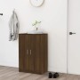 Schuhschrank aus braunem Eichensperrholz, 60 x 35 x 92 cm von vidaXL, Schuhregale und Schuhorganisatoren - Ref: Foro24-816013...