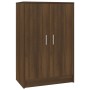 Mueble zapatero madera contrachapada roble marrón 60x35x92 cm de vidaXL, Zapateros y organizadores de calzado - Ref: Foro24-8...