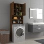 Oak brown washing machine cabinet 64x25.5x190 cm by vidaXL, Accessories for washing machines and dryers - Ref: Foro24-815959,...