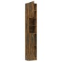 Armario baño madera contrachapada roble ahumado 32x25,5x190 cm de vidaXL, Muebles de baño - Ref: Foro24-815537, Precio: 74,74...