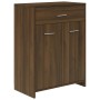 Armario baño madera contrachapada roble marrón 60x33x80 cm de vidaXL, Muebles de baño - Ref: Foro24-815665, Precio: 61,70 €, ...