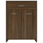 Armario baño madera contrachapada roble marrón 60x33x80 cm de vidaXL, Muebles de baño - Ref: Foro24-815665, Precio: 61,70 €, ...