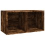 Oak plywood vinyl record box 71x34x36cm by vidaXL, CD and DVD storage - Ref: Foro24-815252, Price: 45,73 €, Discount: %