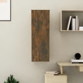 TV cabinet engineered wood smoked oak 30.5x30x90 cm by vidaXL, TV Furniture - Ref: Foro24-815747, Price: 46,43 €, Discount: %