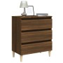 Brown oak plywood sideboard 60x35x69 cm by vidaXL, Sideboards - Ref: Foro24-815806, Price: 79,99 €, Discount: %