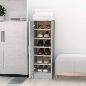 Sonoma gray plywood shoe rack 32x35x92 cm by vidaXL, Shoe racks and shoe organizers - Ref: Foro24-816018, Price: 66,99 €, Dis...