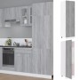 Armario para frigorífico madera gris Sonoma 60x57x207 cm de vidaXL, Armarios de cocina - Ref: Foro24-815601, Precio: 170,05 €...