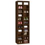 Brown oak plywood shoe rack 54x34x183 cm by vidaXL, Shoe racks and shoe organizers - Ref: Foro24-815302, Price: 199,61 €, Dis...