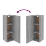 TV cabinet 2 pcs Sonoma gray plywood 30.5x30x90 cm by vidaXL, TV Furniture - Ref: Foro24-815750, Price: 94,99 €, Discount: %