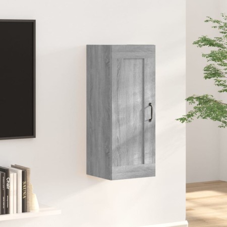 Sonoma gray engineered wood hanging cabinet 35x34x90 cm by vidaXL, Lockers and storage cabinets - Ref: Foro24-817454, Price: ...