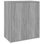 Zapatero de madera contrachapada gris Sonoma 60x35x70 cm de vidaXL, Zapateros y organizadores de calzado - Ref: Foro24-816009...