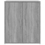 Zapatero de madera contrachapada gris Sonoma 60x35x70 cm de vidaXL, Zapateros y organizadores de calzado - Ref: Foro24-816009...