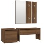 Set de muebles de recibidor madera contrachapada roble marrón de vidaXL, Armarios roperos - Ref: Foro24-3120196, Precio: 116,...