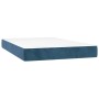 Dark blue velvet pocket spring mattress 120x200x20 cm by vidaXL, Mattresses - Ref: Foro24-347772, Price: 180,40 €, Discount: %