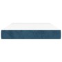 Dark blue velvet pocket spring mattress 120x200x20 cm by vidaXL, Mattresses - Ref: Foro24-347772, Price: 180,40 €, Discount: %