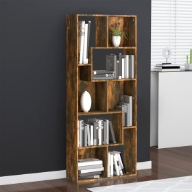 Smoked oak plywood shelf 67x24x161cm by vidaXL, Bookcases and shelves - Ref: Foro24-815501, Price: 80,03 €, Discount: %