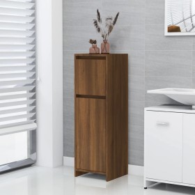 Brown oak plywood bathroom cabinet 30x30x95 cm by vidaXL, Bathroom furniture - Ref: Foro24-815554, Price: 46,09 €, Discount: %