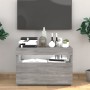 Mueble de TV con luces LED gris Sonoma 60x35x40 cm de vidaXL, Muebles TV - Ref: Foro24-815680, Precio: 55,44 €, Descuento: %