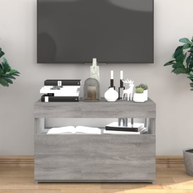 TV cabinet with LED lights Sonoma gray 60x35x40 cm by vidaXL, TV Furniture - Ref: Foro24-815680, Price: 51,24 €, Discount: %