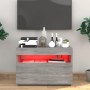 TV cabinet with LED lights Sonoma gray 60x35x40 cm by vidaXL, TV Furniture - Ref: Foro24-815680, Price: 55,44 €, Discount: %