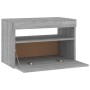 TV cabinet with LED lights Sonoma gray 60x35x40 cm by vidaXL, TV Furniture - Ref: Foro24-815680, Price: 55,44 €, Discount: %