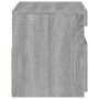 TV cabinet with LED lights Sonoma gray 60x35x40 cm by vidaXL, TV Furniture - Ref: Foro24-815680, Price: 55,44 €, Discount: %