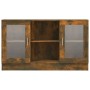 Smoked oak plywood display case 120x30.5x70 cm by vidaXL, Sideboards - Ref: Foro24-815627, Price: 105,71 €, Discount: %