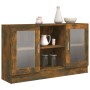 Vitrine aus geräuchertem Eichensperrholz, 120 x 30,5 x 70 cm von vidaXL, Sideboards - Ref: Foro24-815627, Preis: 105,71 €, Ra...